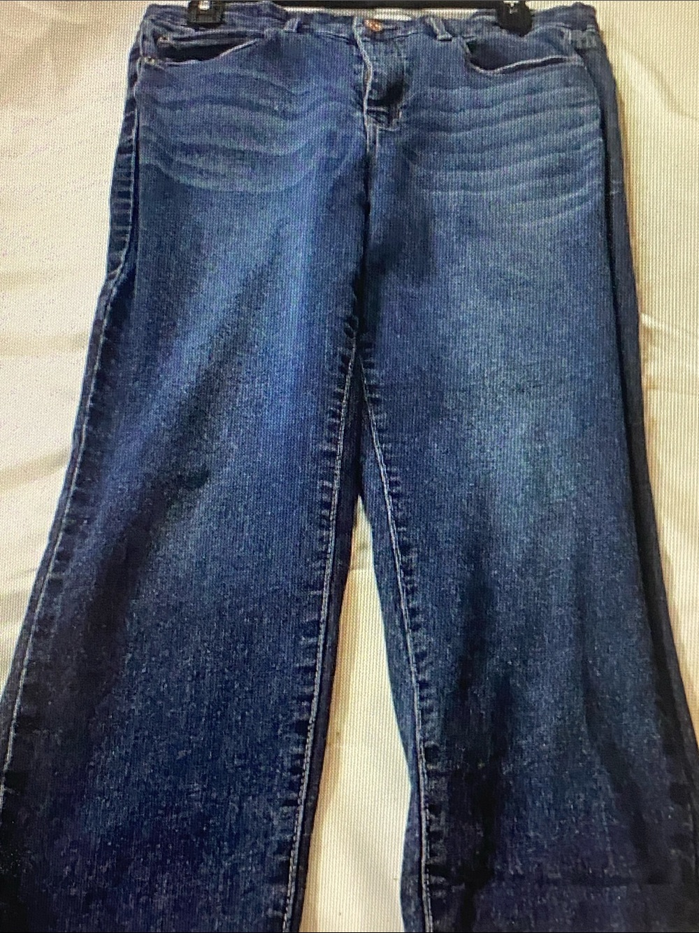 Nicole Miller Indigo Wide-Leg Flare Jeans